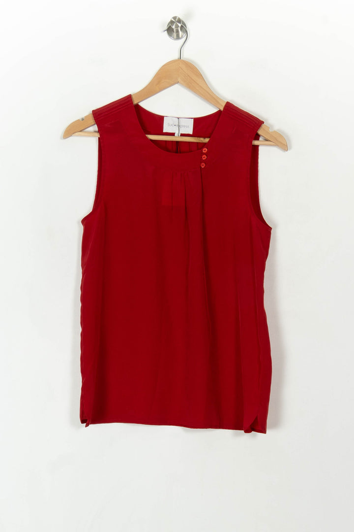 Débardeur Rouge - Taille S/36 de la marque Sud express | PARAD94032 - Vendu par Paradigme - Image 2