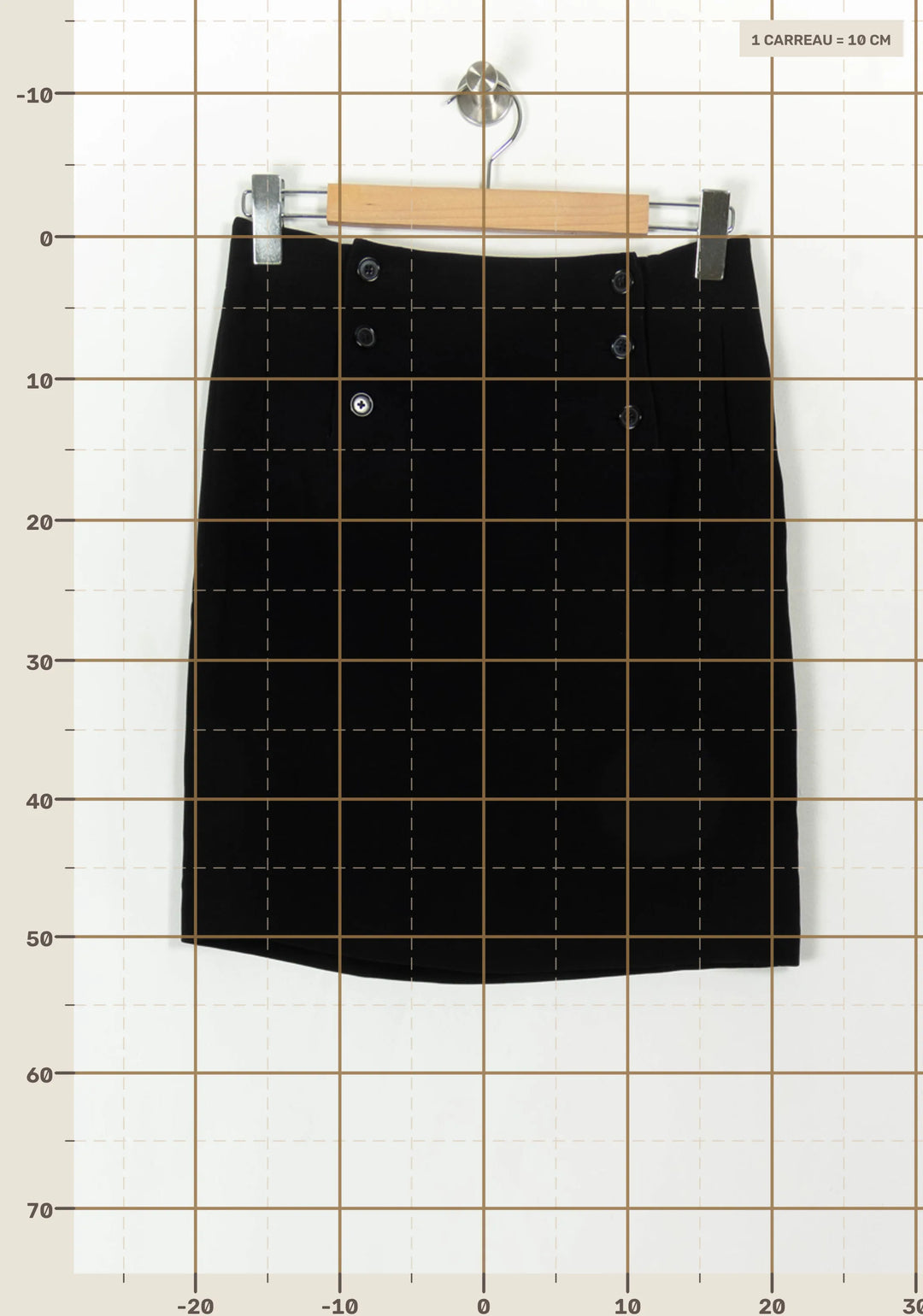 Jupe Courte Noire - Taille S/36 de la marque Maison 123 | PARAD94033 - Vendu par Paradigme - Image 4