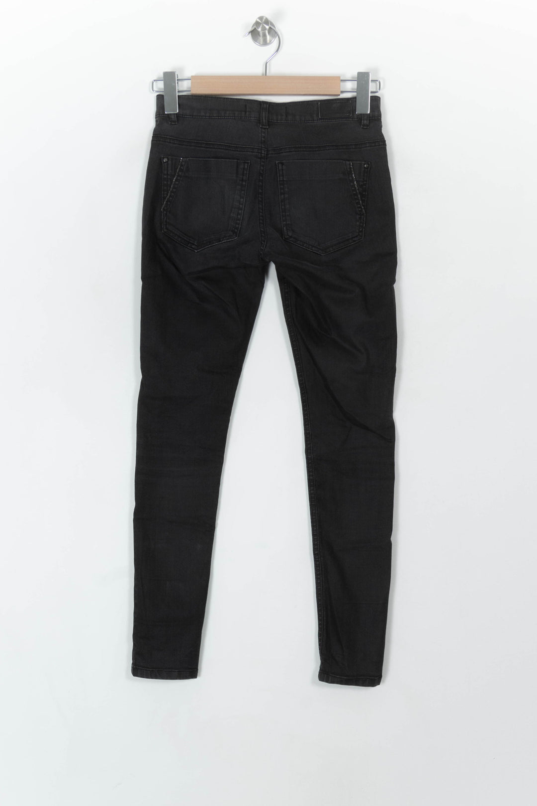 Jean Slim Noir - Taille S/36 de la marque IKKS | PARAD94034 - Vendu par Paradigme - Image 5