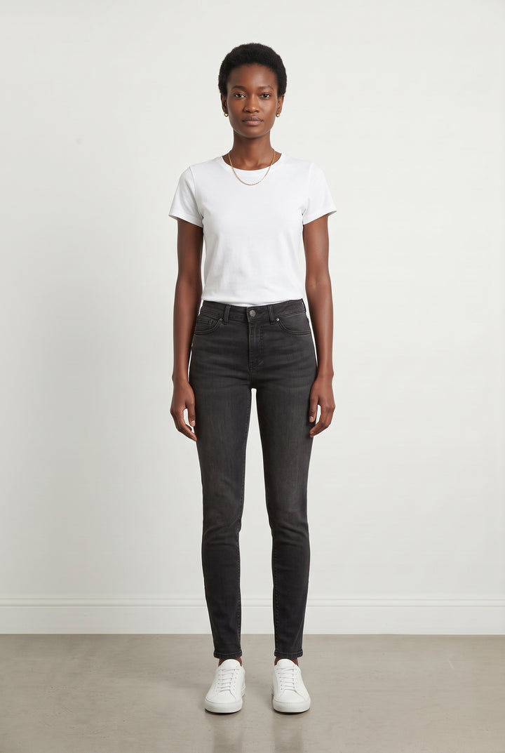 Jean Slim Noir - Taille S/36 de la marque IKKS | PARAD94034 - Vendu par Paradigme - Image 1