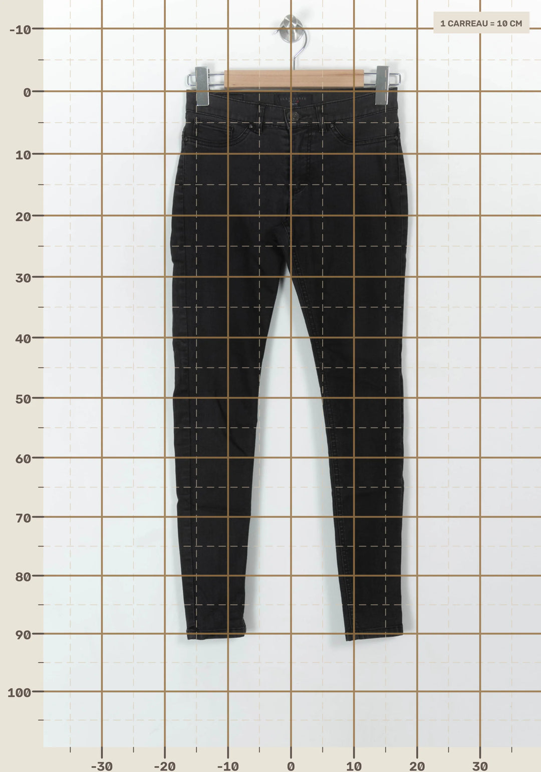 Jean Slim Noir - Taille S/36 de la marque IKKS | PARAD94034 - Vendu par Paradigme - Image 4