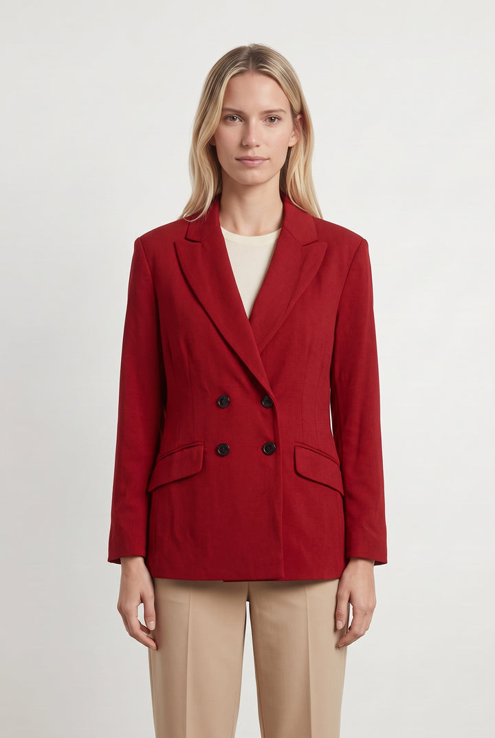 Blazer Rouge - Taille M/38 de la marque Gerard Darel | PARAD94040 - Vendu par Paradigme - Image 1