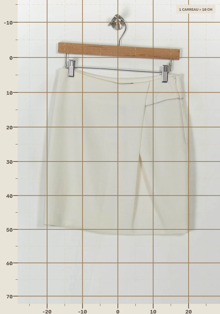 Jupe Courte Blanche - Taille S/36 de la marque Kookai | PARAD94043 - Vendu par Paradigme - Image 4
