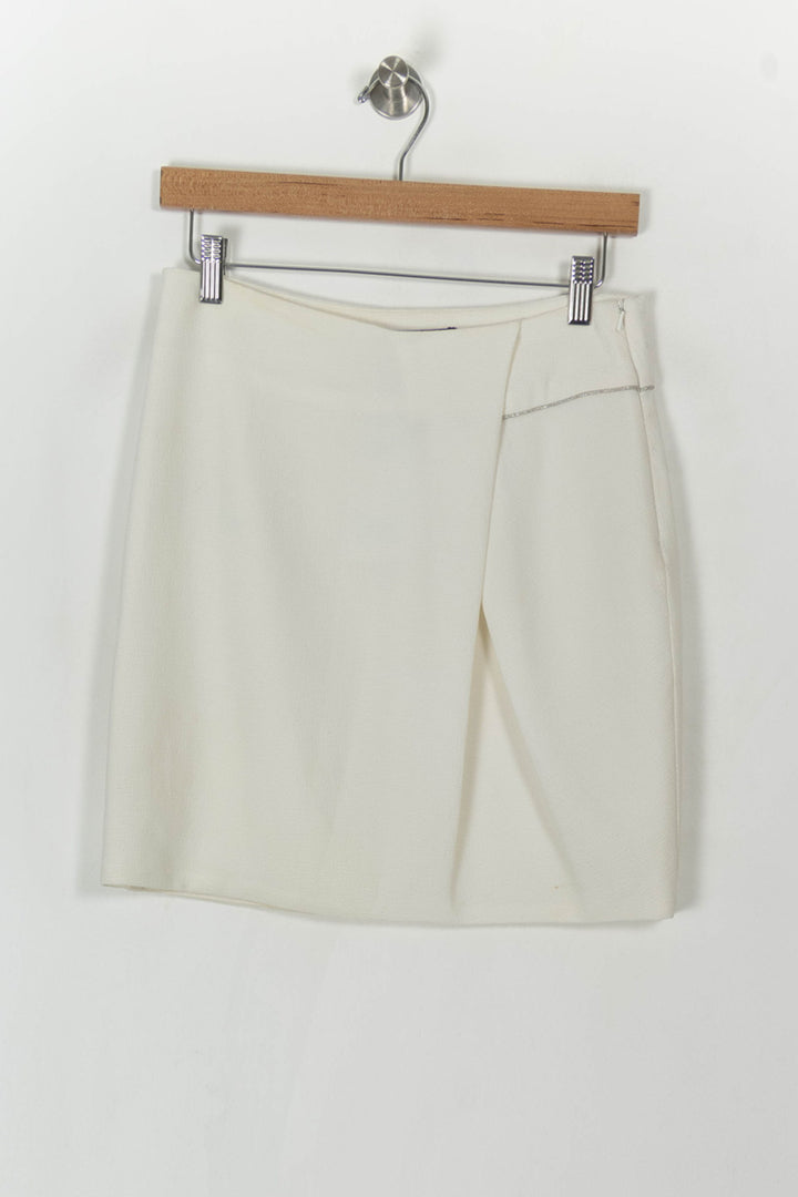 Jupe Courte Blanche - Taille S/36 de la marque Kookai | PARAD94043 - Vendu par Paradigme - Image 2