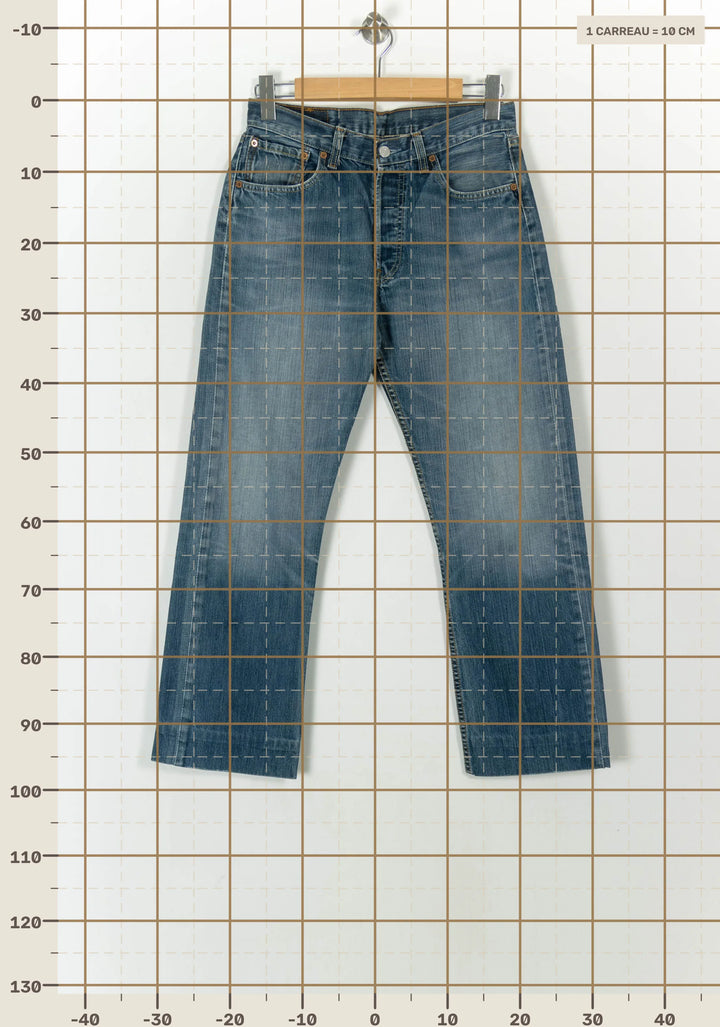Jean Droit Bleu - Taille XL/42 de la marque Levi&