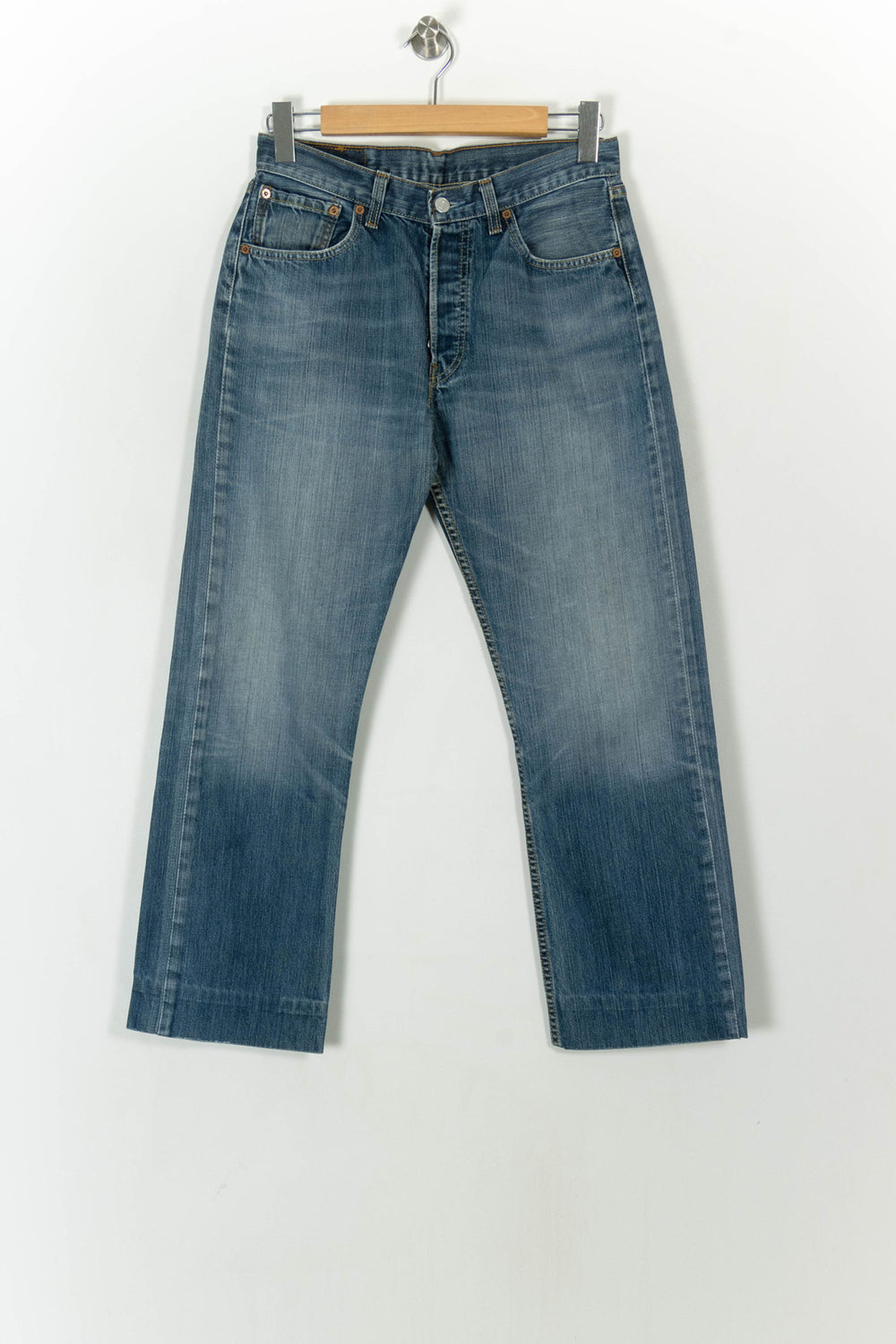 Jean Droit Bleu - Taille XL/42 de la marque Levi's | PARAD94045 - Vendu par Paradigme - Image 2
