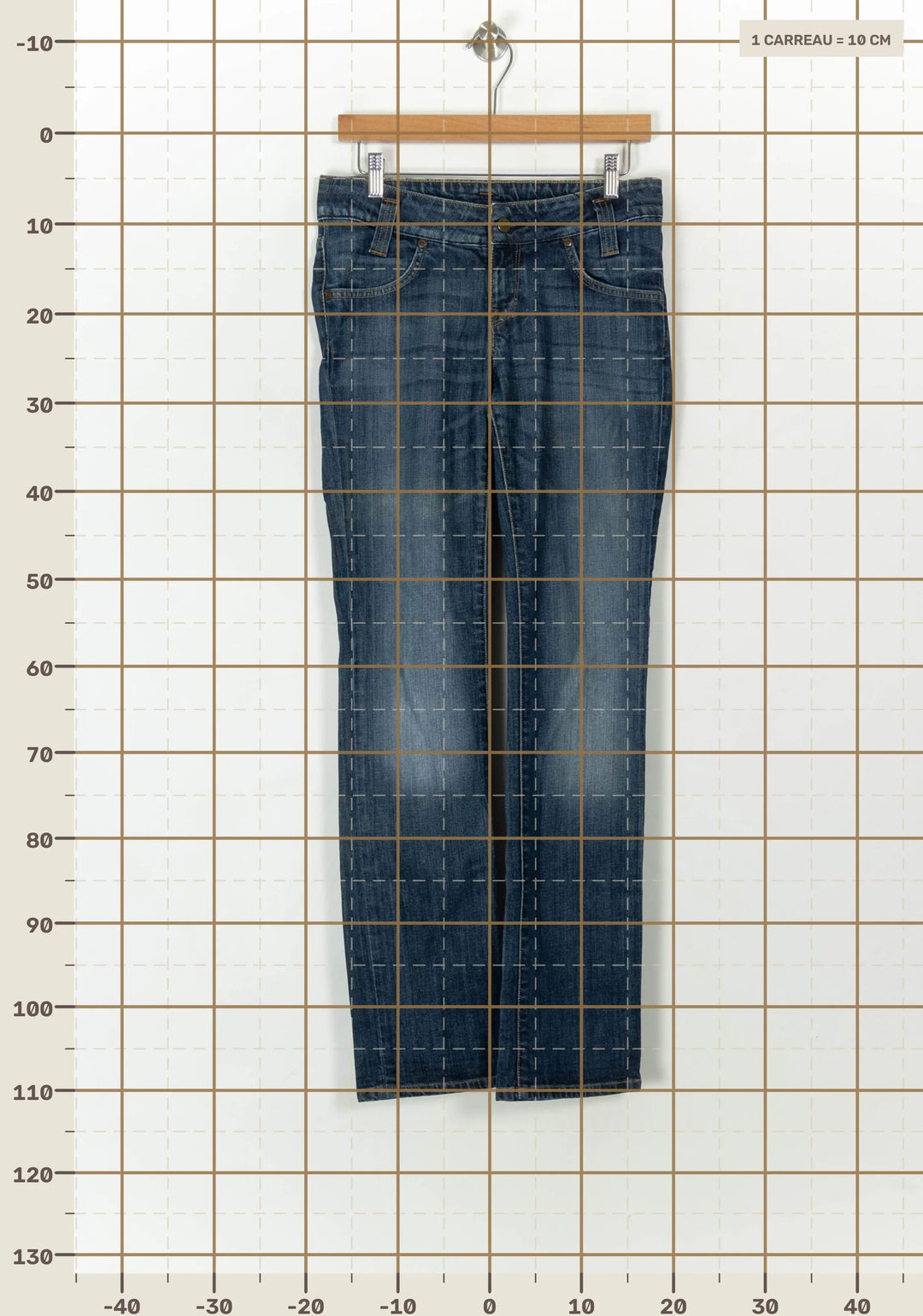 Jean Bleu - Taille L/40 de la marque Lee | PARAD94046 - Vendu par Paradigme - Image 4