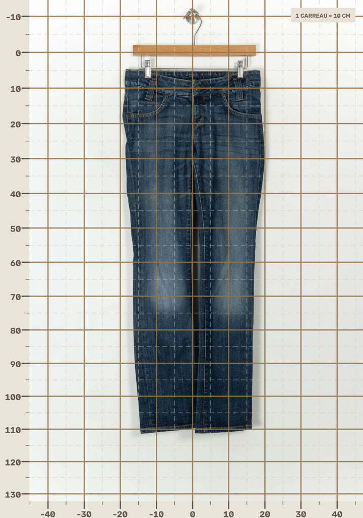 Jean Bleu - Taille L/40 de la marque Lee | PARAD94046 - Vendu par Paradigme - Image 4
