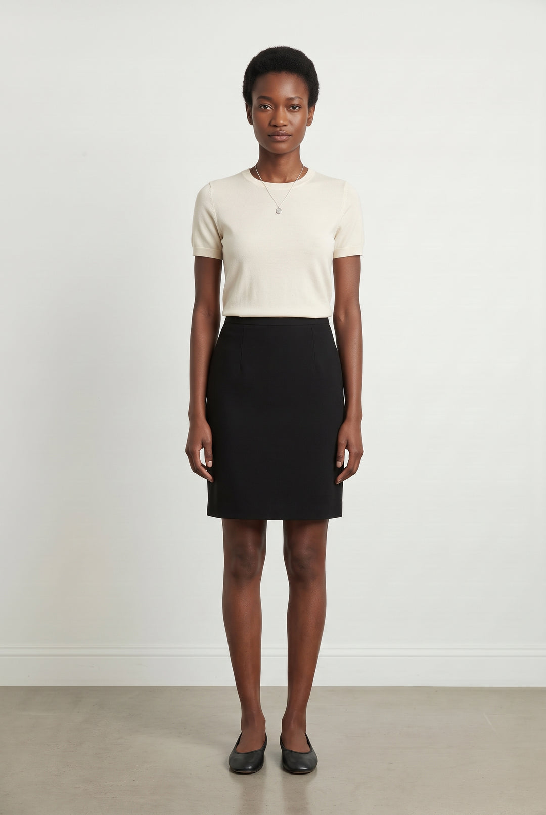 Jupe Droite Noire - Taille M/38 de la marque Galeries Lafayette | PARAD94048 - Vendu par Paradigme - Image 1