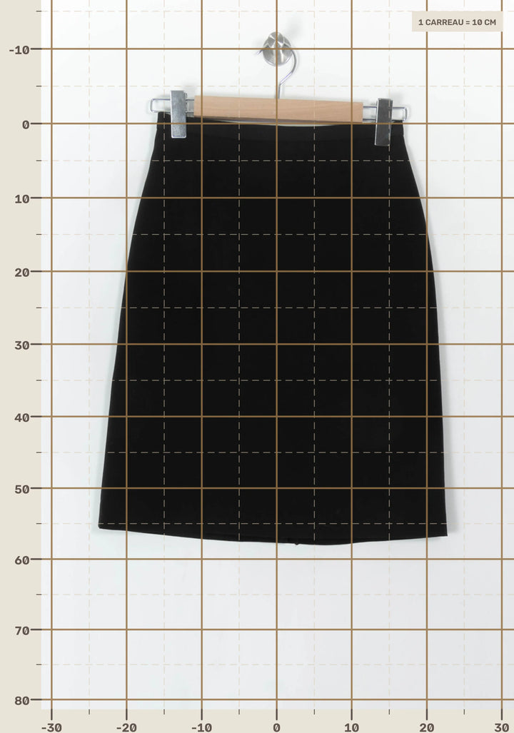 Jupe Droite Noire - Taille M/38 de la marque Galeries Lafayette | PARAD94048 - Vendu par Paradigme - Image 4