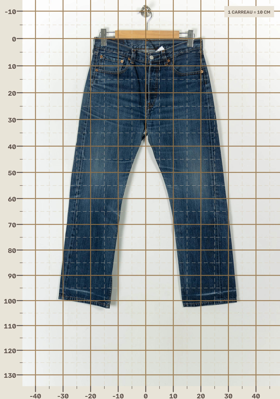 Jean Bleu - Taille XL/42 de la marque Levi&
