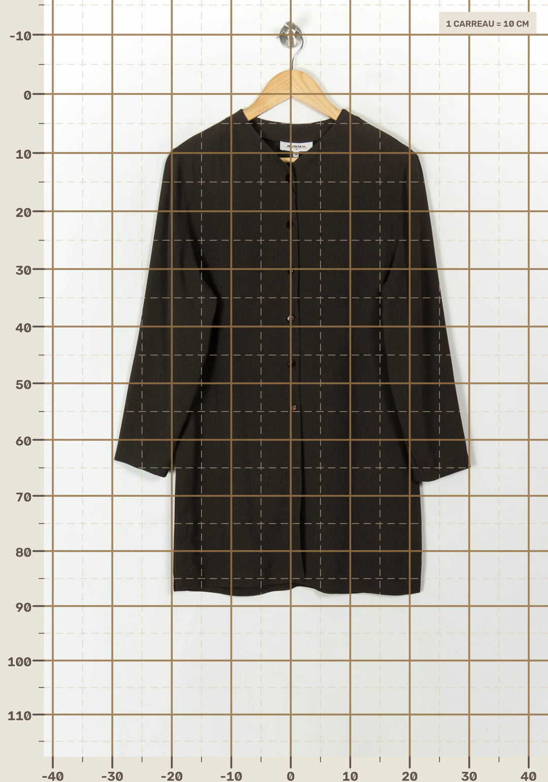 Cardigan Marron - Taille M/38 de la marque Rodier | PARAD94051 - Vendu par Paradigme - Image 4