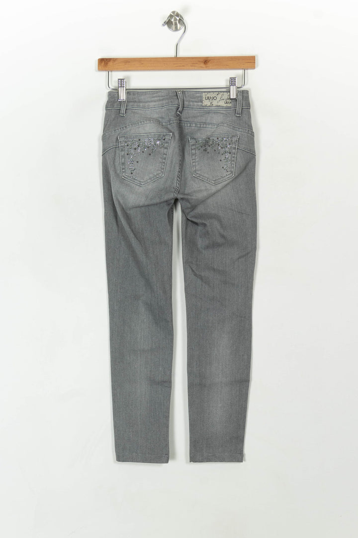 Jean Gris - Taille XS/34 de la marque Liu Jo | PARAD94052 - Vendu par Paradigme - Image 5