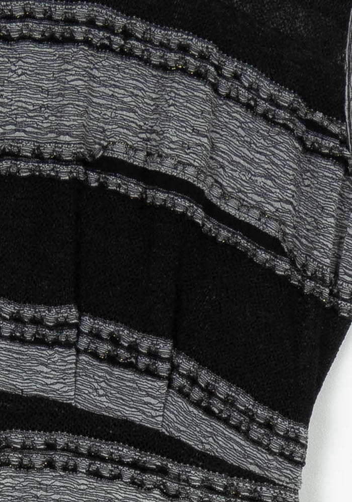 Robe Courte Grise et Noire - Taille S/36 de la marque Bérénice | PARAD94054 - Vendu par Paradigme - Image 3