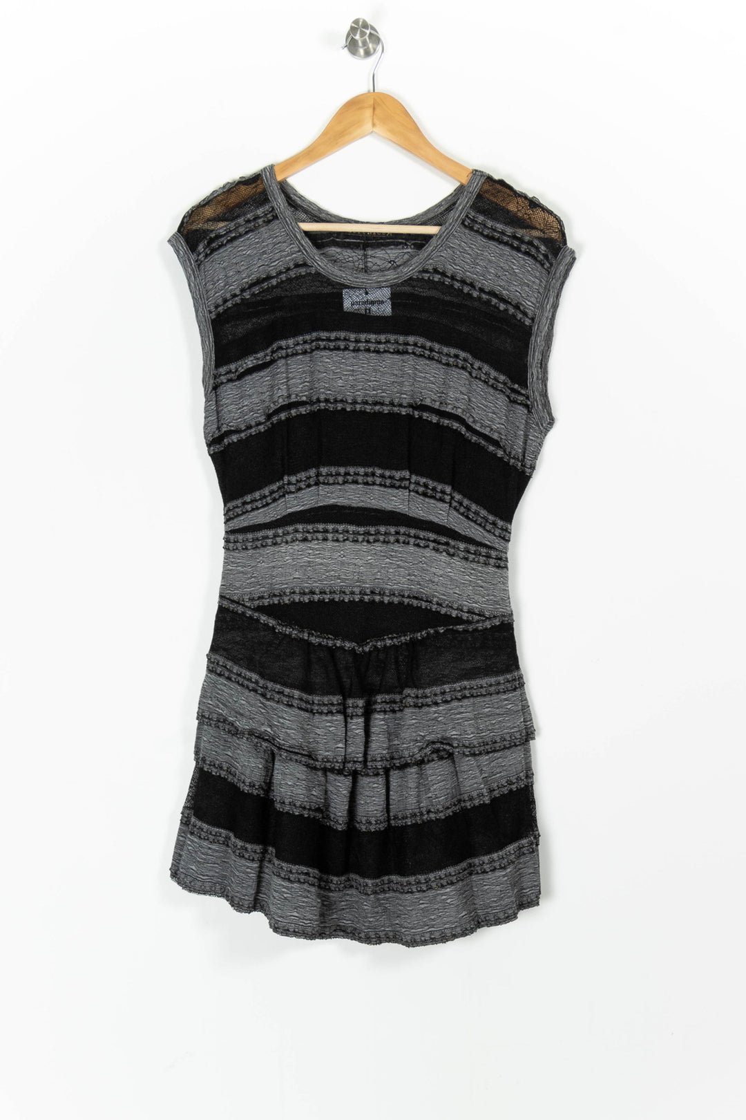 Robe Courte Grise et Noire - Taille S/36 de la marque Bérénice | PARAD94054 - Vendu par Paradigme - Image 2