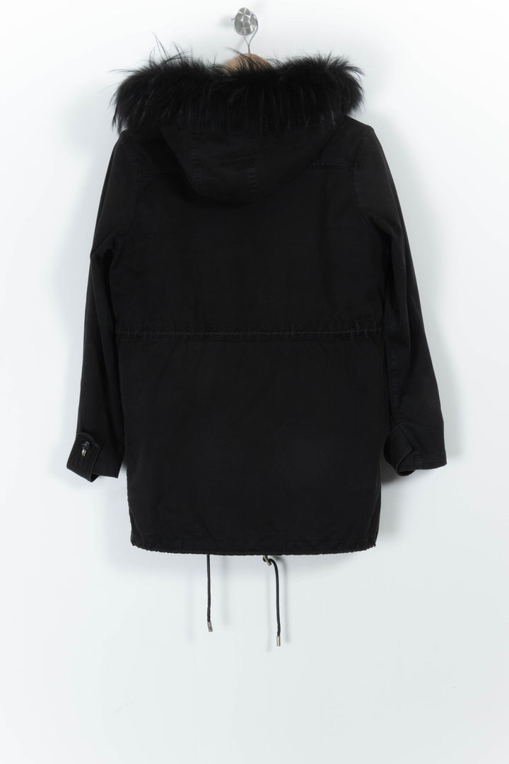 Parka Noire - Taille M/38 de la marque Claudie Pierlot | PARAD94056 - Vendu par Paradigme - Image 4