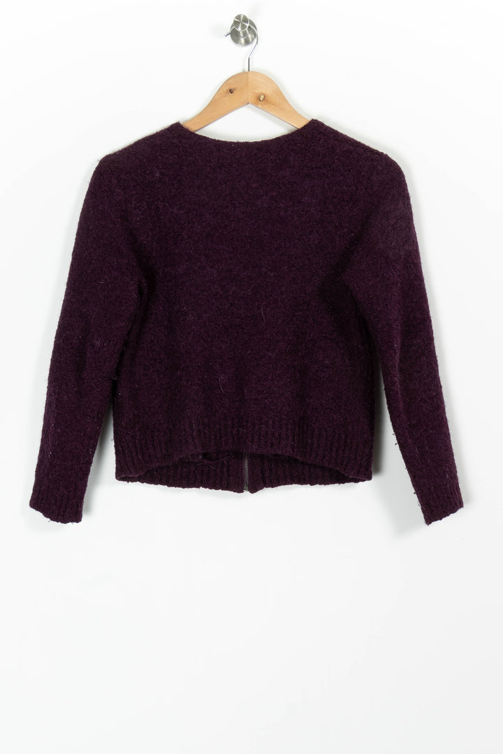 Cardigan Violet - Taille XL/42 de la marque Caroll | PARAD94058 - Vendu par Paradigme - Image 4