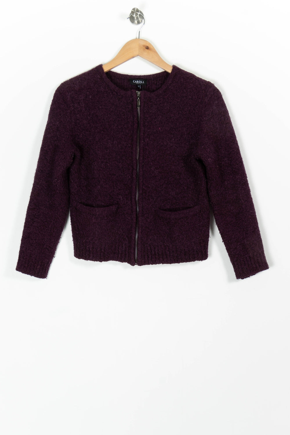 Cardigan Violet - Taille XL/42 de la marque Caroll | PARAD94058 - Vendu par Paradigme - Image 2