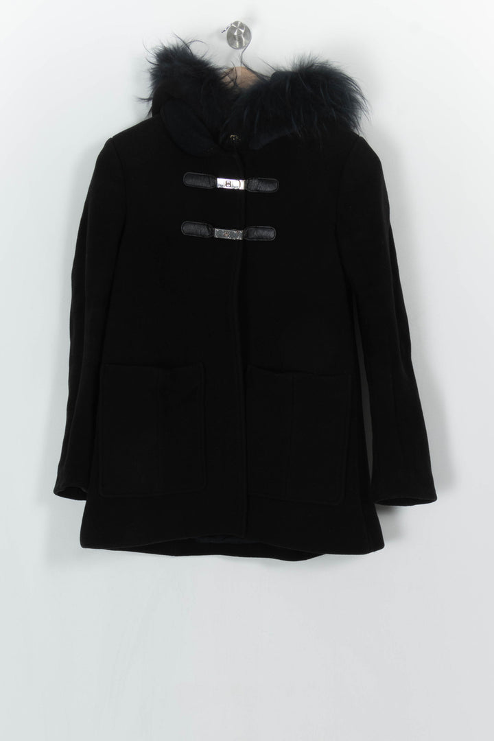Duffle-coat Noir - Taille S/36 de la marque Maje | PARAD94063 - Vendu par Paradigme - Image 2