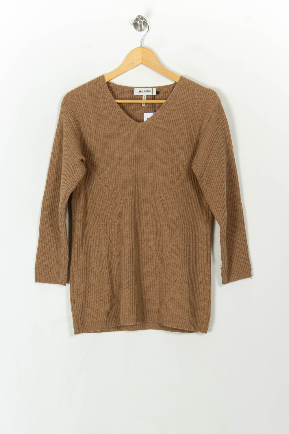 Pull Marron - Taille T.U. de la marque Rodier | PARAD94068 - Vendu par Paradigme - Image 2