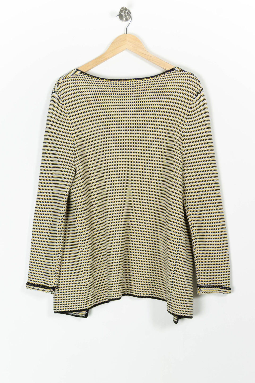 Cardigan Jaune et Noir - Taille S/36 de la marque Suncoo | PARAD94070 - Vendu par Paradigme - Image 4