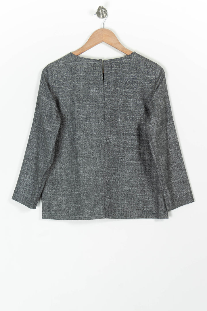 Tunique Grise - Taille T.U. de la marque Max Mara | PARAD94073 - Vendu par Paradigme - Image 4