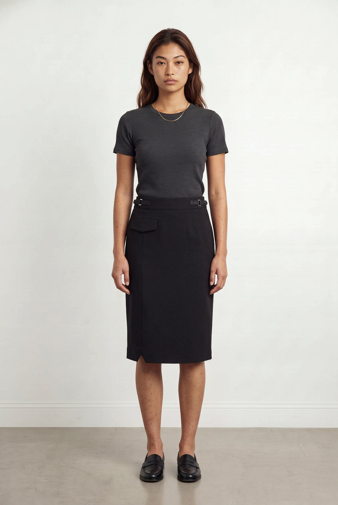 Jupe Crayon Noire - Taille S/36 de la marque Gerard Darel | PARAD94075 - Vendu par Paradigme - Image 1