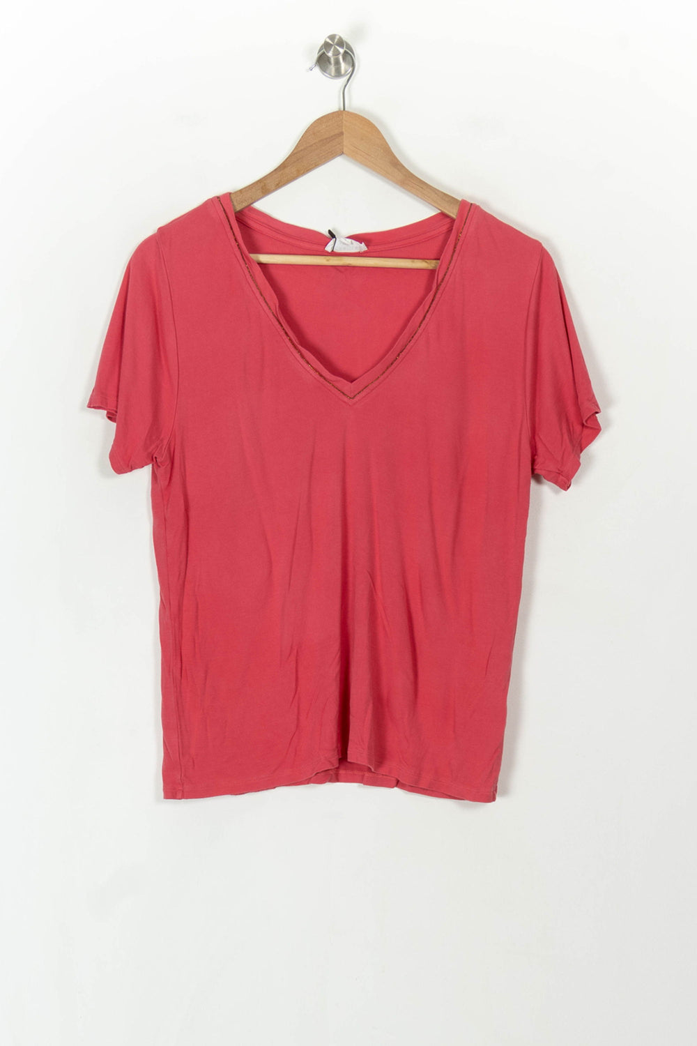 Tee-shirt Rose - Taille L/40 de la marque Caroll | PARAD94077 - Vendu par Paradigme - Image 2