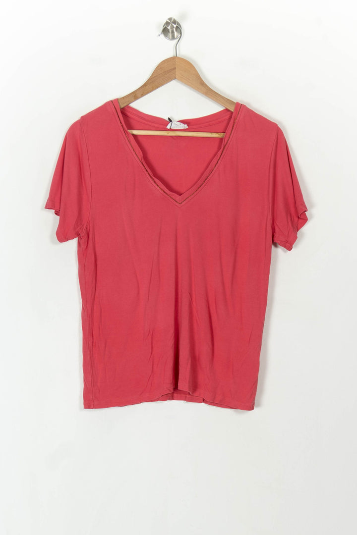 Tee-shirt Rose - Taille L/40 de la marque Caroll | PARAD94077 - Vendu par Paradigme - Image 2