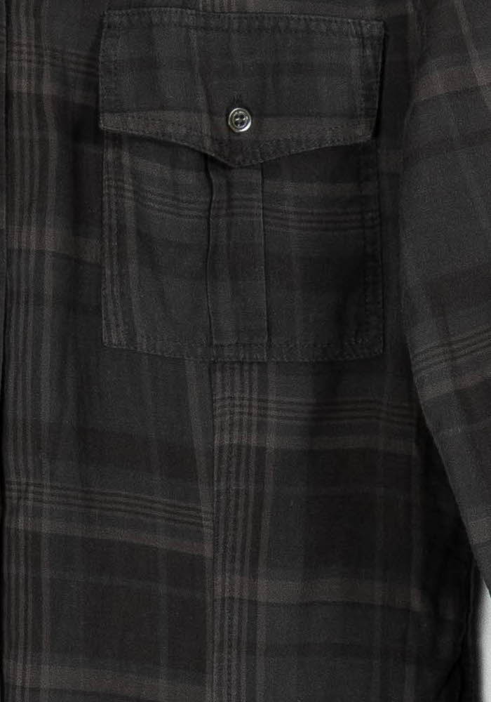 Chemise À Carreaux Grise - Taille M/38 de la marque Comptoir des Cotonniers | PARAD94087 - Vendu par Paradigme - Image 3