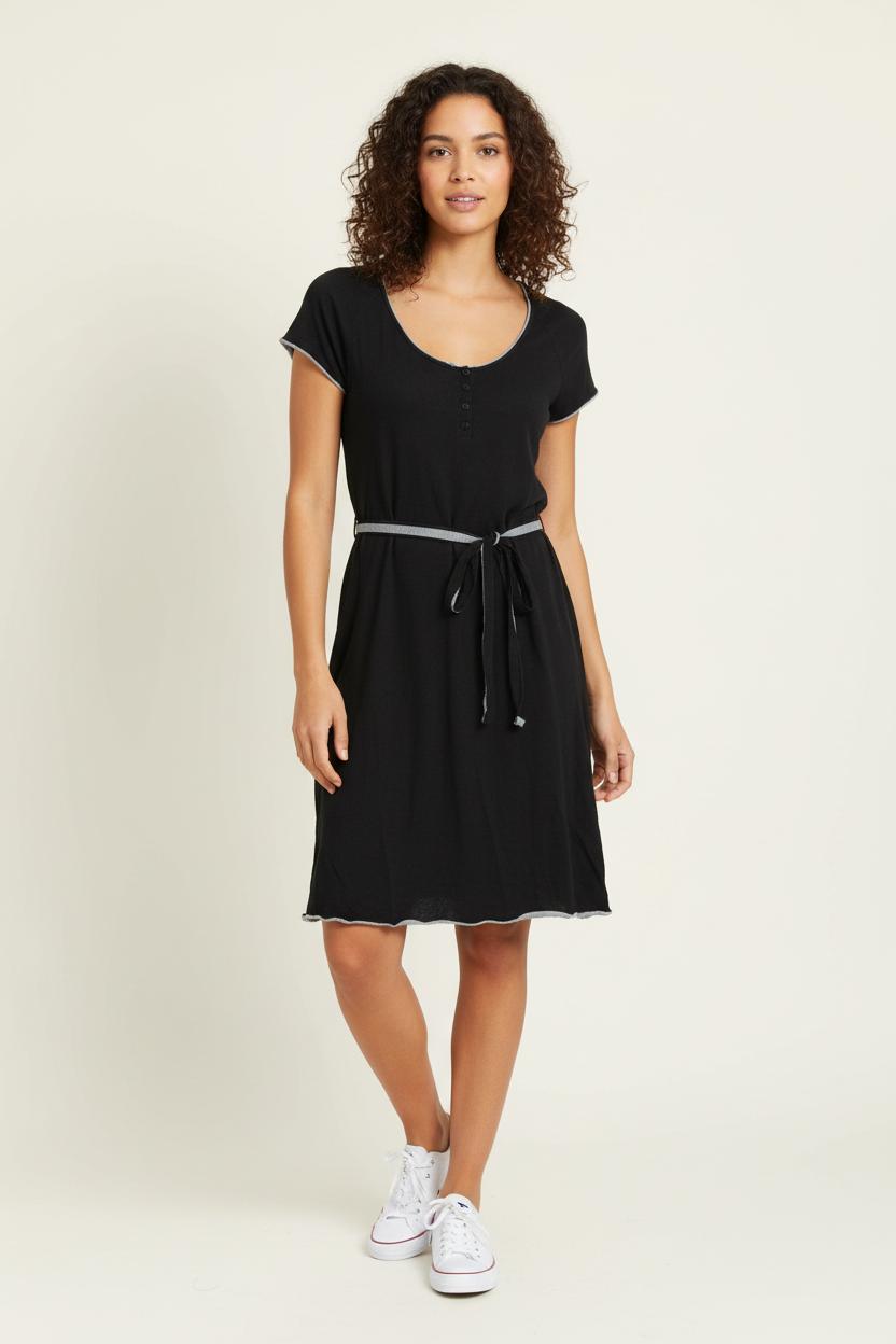 Robe Femme Taille 38 Marron - Style Décontracté, Longueur 97 Cm