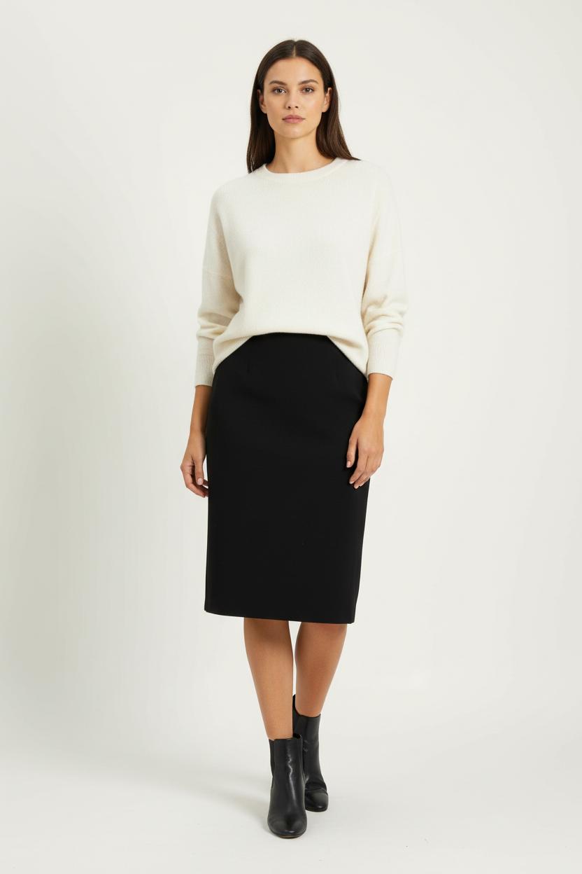 Jupe Crayon Noire - Taille XXL/44 de la marque Maison 123 | PARAD94097 - Vendu par Paradigme - Image 1