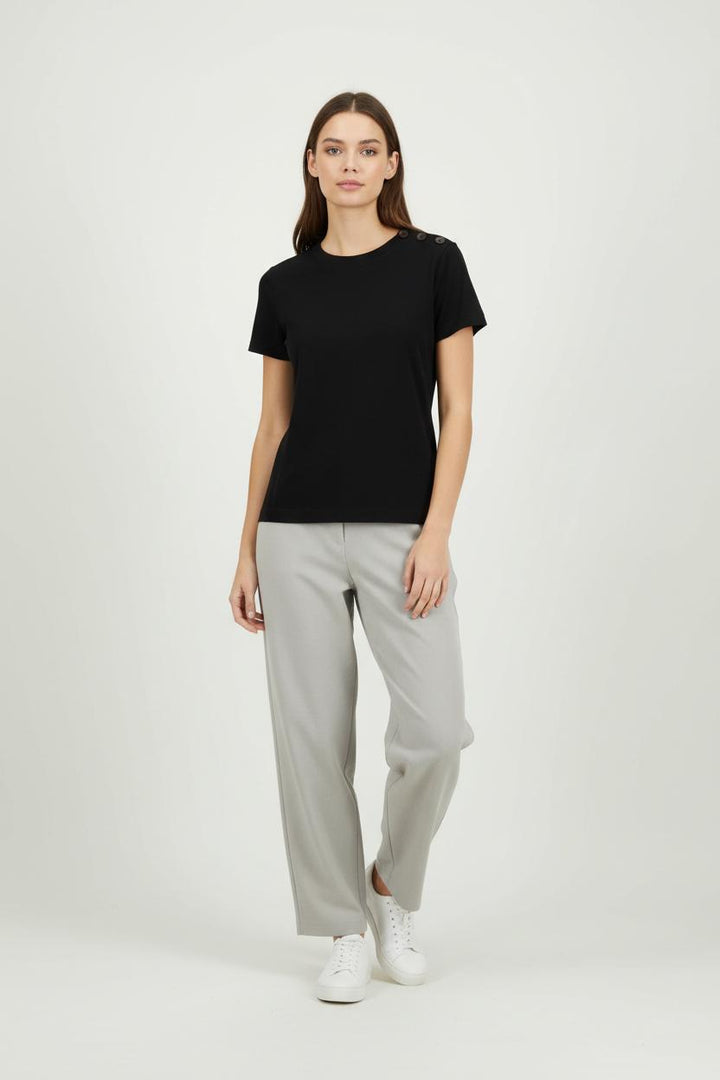 Tee-shirt Noir - Taille S/36 de la marque Maison 123 | PARAD94101 - Vendu par Paradigme - Image 1