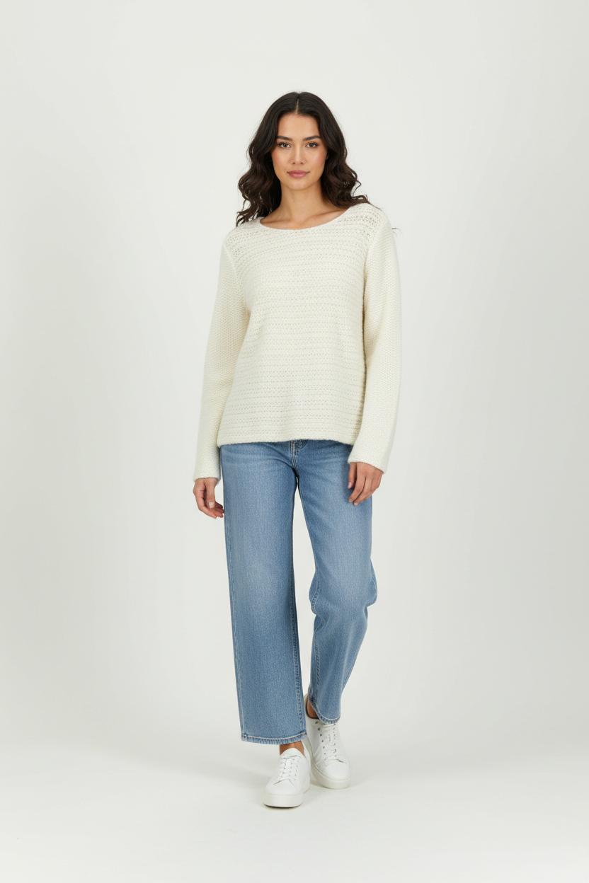 Pull Blanc - Taille L/40 de la marque Caroll | PARAD94103 - Vendu par Paradigme - Image 1