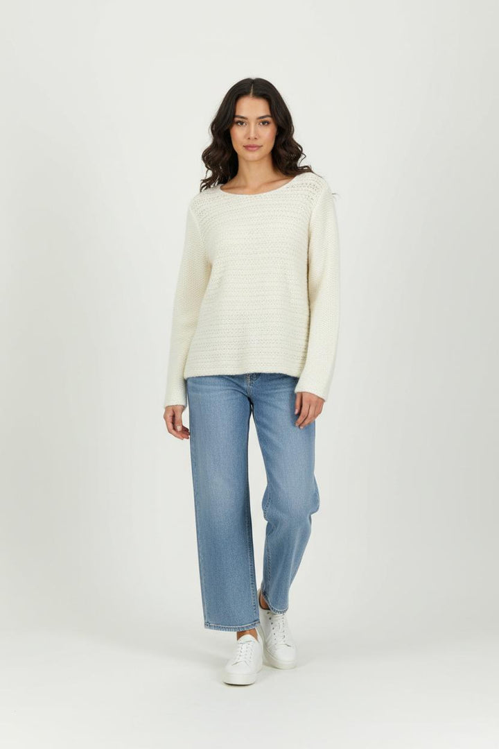 Pull Blanc - Taille L/40 de la marque Caroll | PARAD94103 - Vendu par Paradigme - Image 1