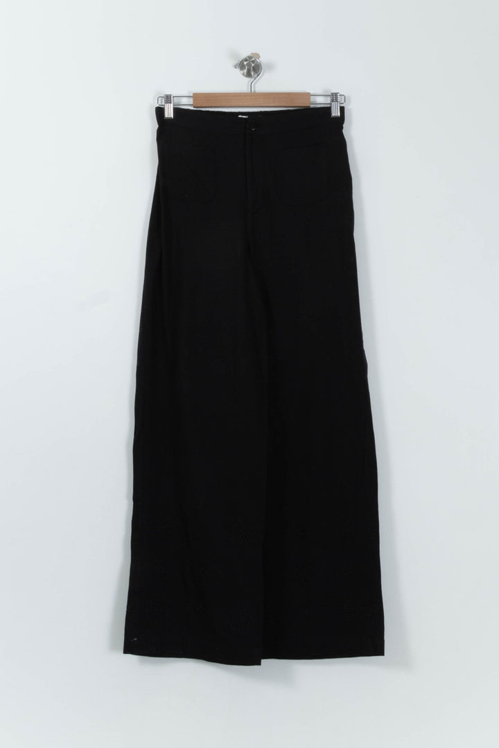 Pantalon Large Noir - Taille M/38 de la marque Des petits hauts | PARAD94112 - Vendu par Paradigme - Image 2