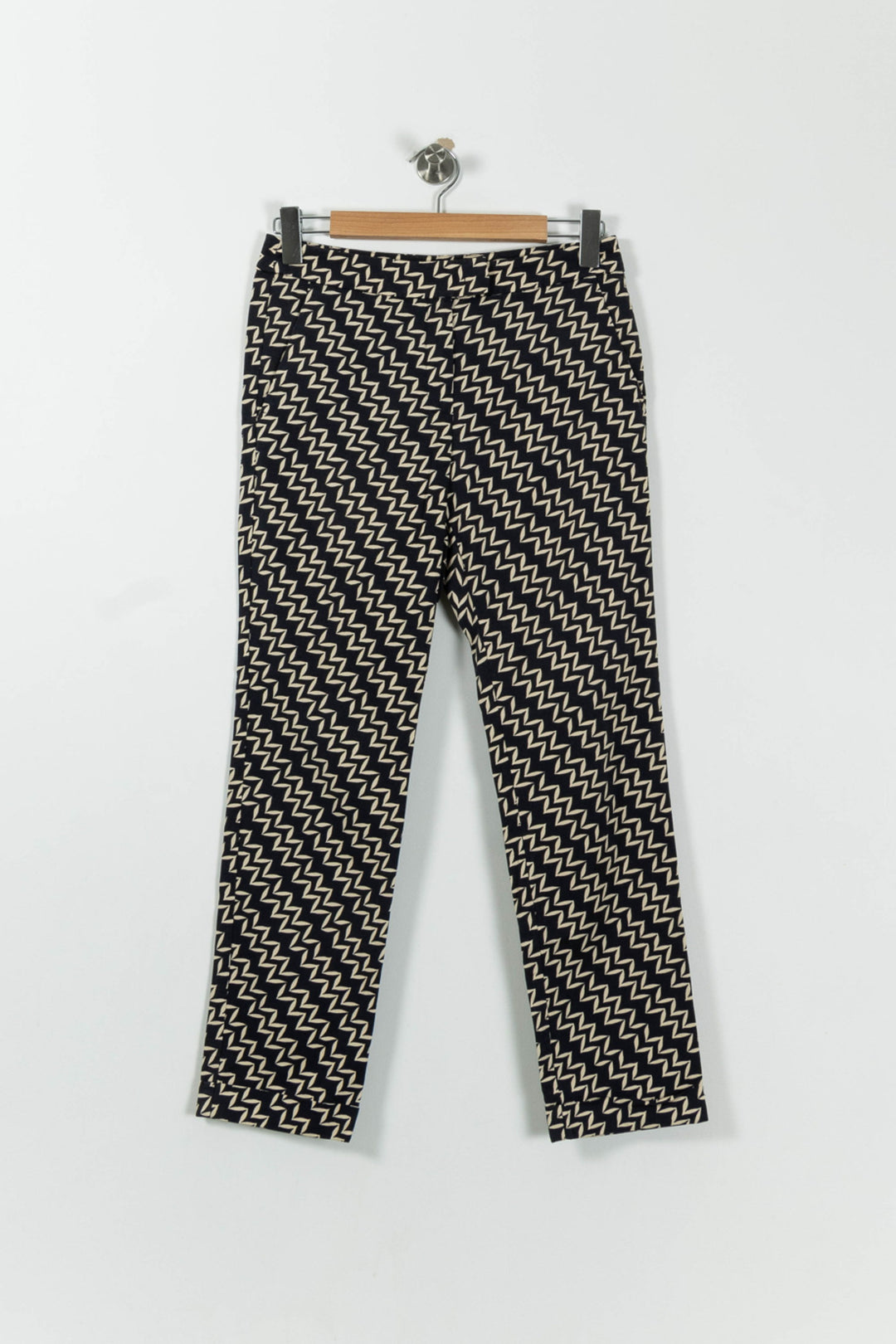 Pantalon Bleu et Beige - Taille M/38 de la marque Max Mara | PARAD94122 - Vendu par Paradigme - Image 2
