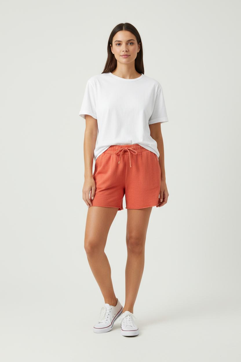 Short Rouge - Taille M/38 de la marque American Vintage | PARAD94124 - Vendu par Paradigme - Image 1