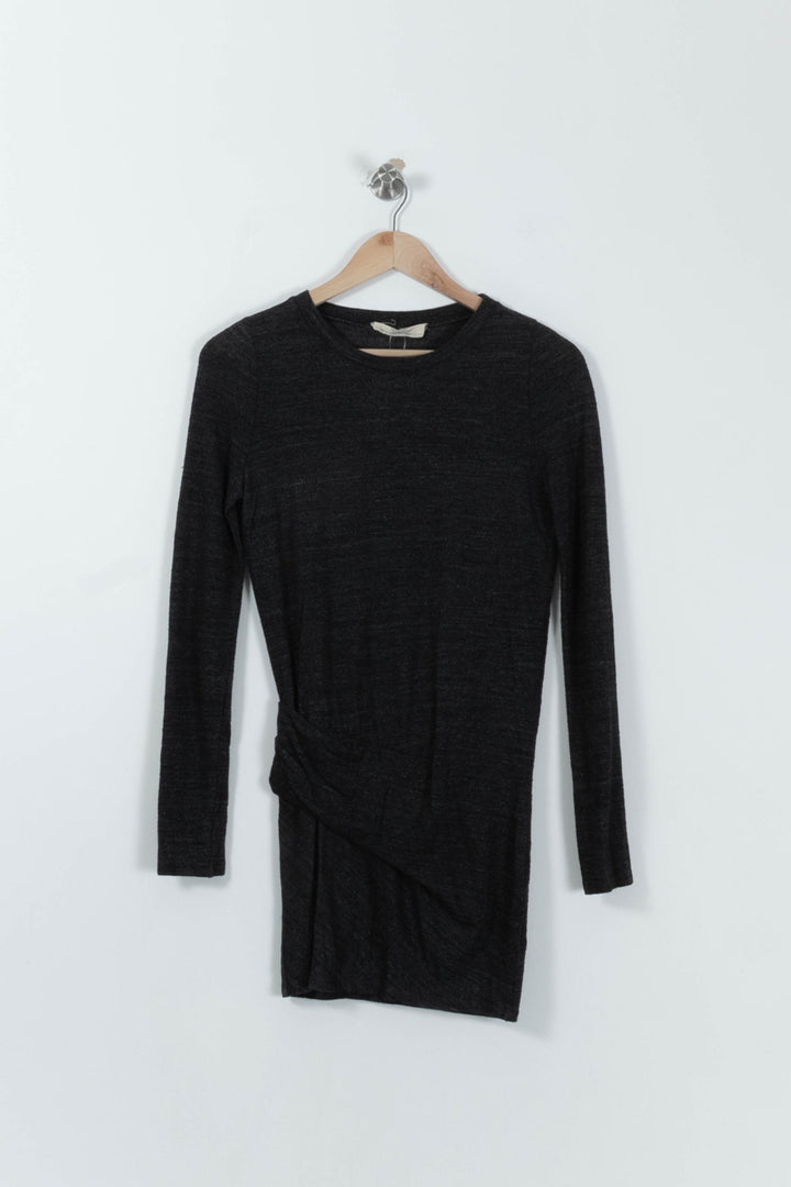 Robe Courte Noire - Taille M/38 de la marque Vanessa Bruno - Athé | PARAD94130 - Vendu par Paradigme - Image 2