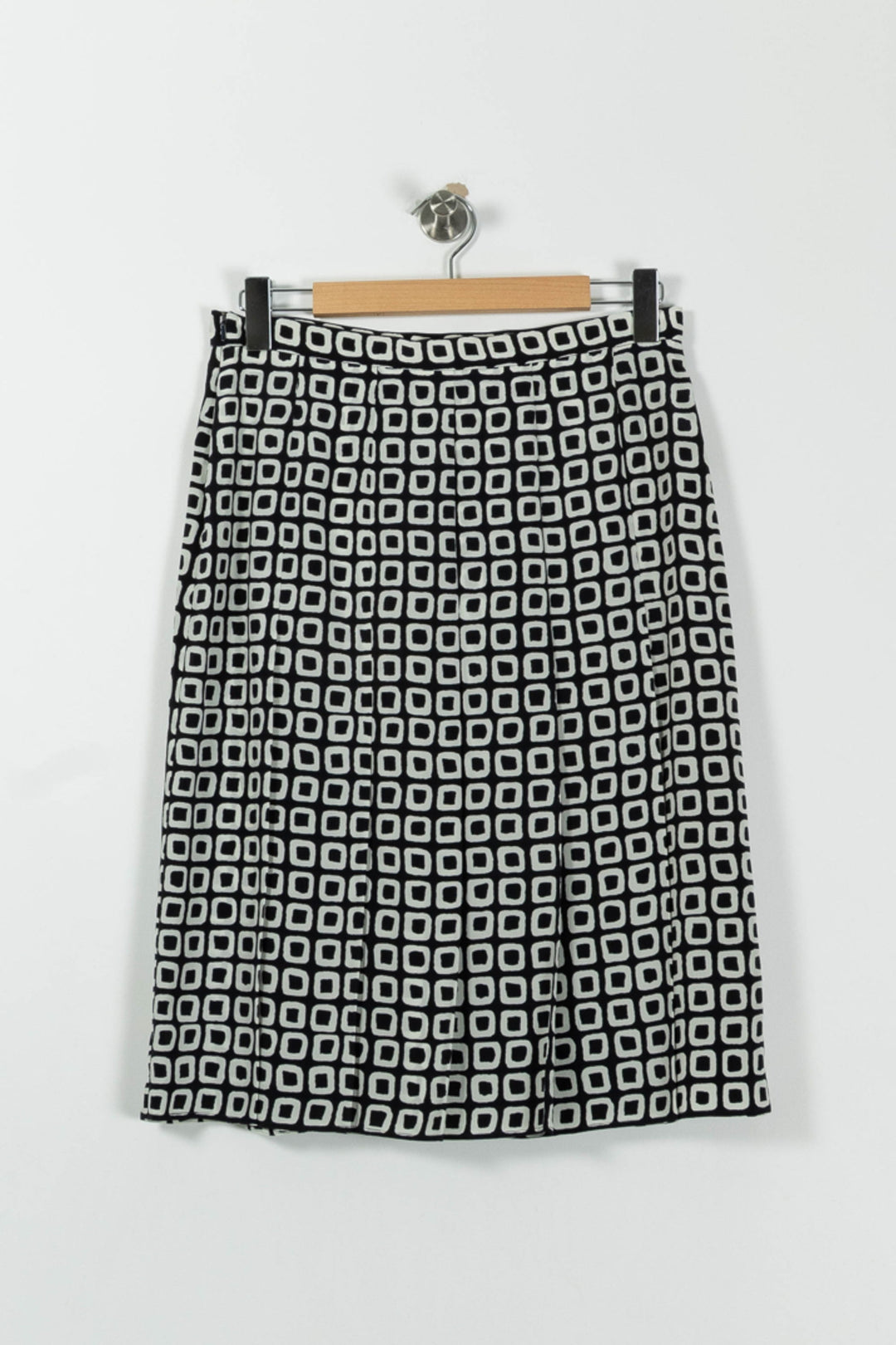 Jupe Droite Noire et Blanche - Taille XL/42 de la marque Max Mara | PARAD94135 - Vendu par Paradigme - Image 4