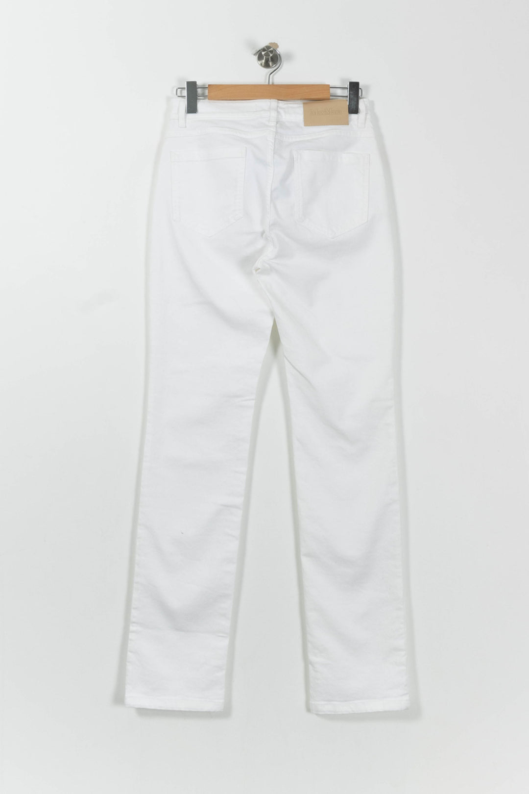 Jean Blanc - Taille L/40 de la marque Max Mara | PARAD94136 - Vendu par Paradigme - Image 4