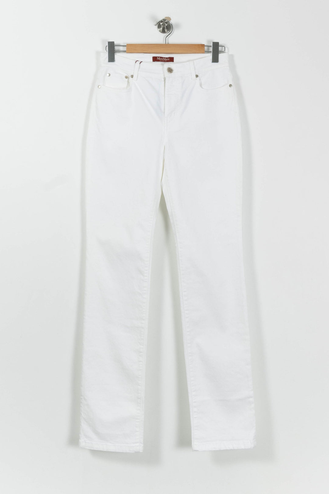 Jean Blanc - Taille L/40 de la marque Max Mara | PARAD94136 - Vendu par Paradigme - Image 2