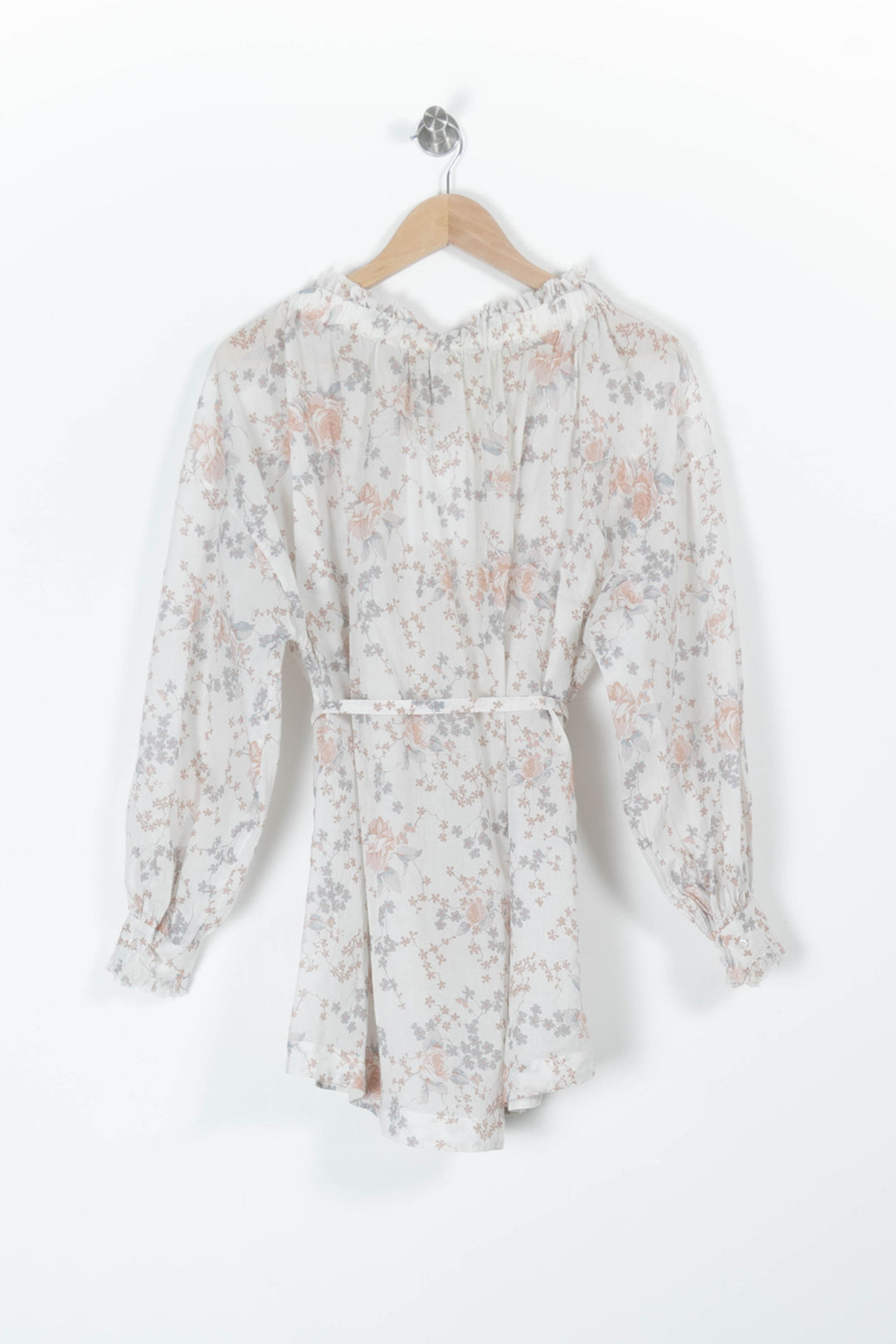 Robe Courte Blanche et Rose - Taille XS/34 de la marque Maje | PARAD94144 - Vendu par Paradigme - Image 4