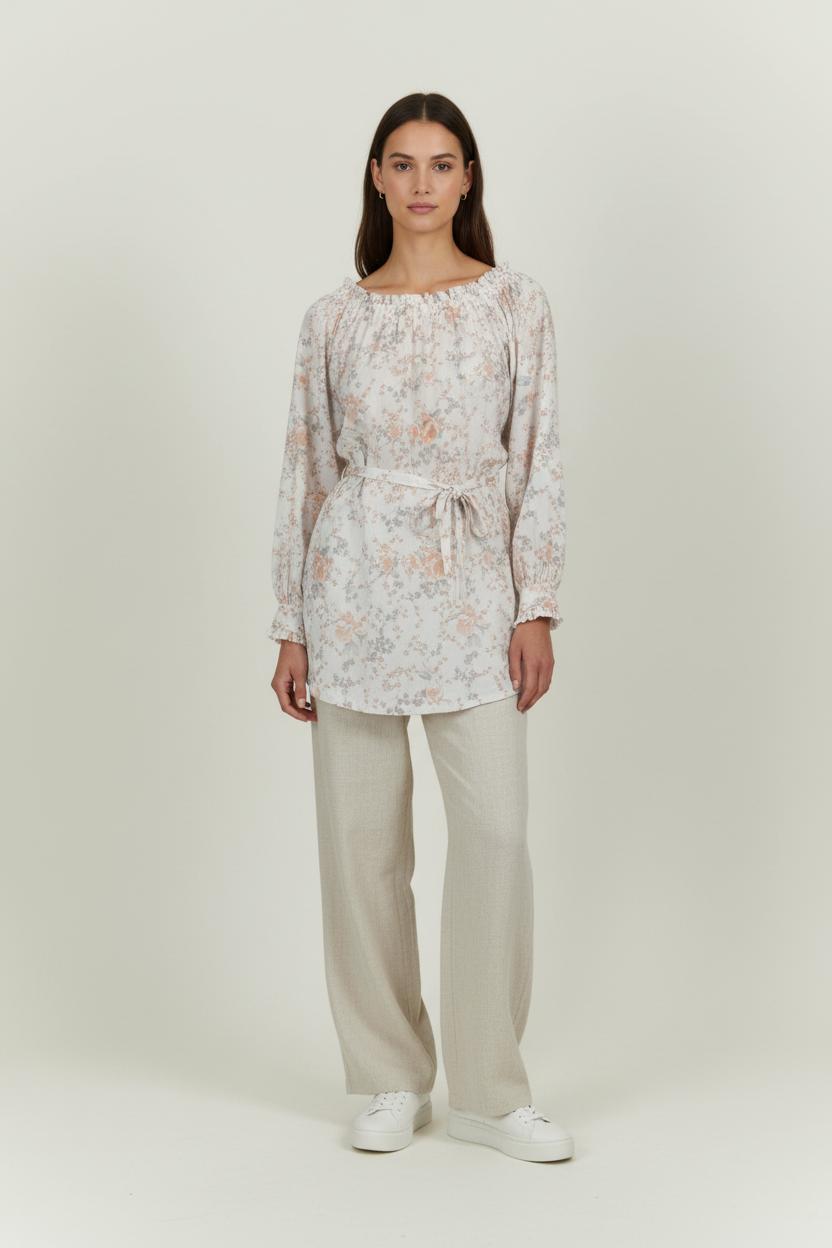 Robe Courte Blanche et Rose - Taille XS/34 de la marque Maje | PARAD94144 - Vendu par Paradigme - Image 1