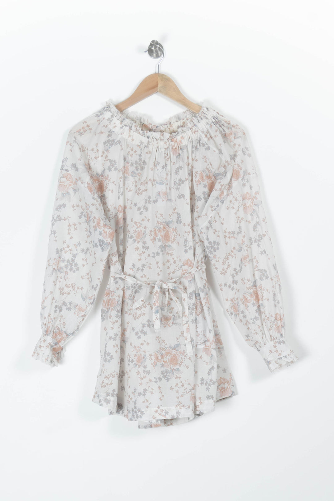 Robe Courte Blanche et Rose - Taille XS/34 de la marque Maje | PARAD94144 - Vendu par Paradigme - Image 2