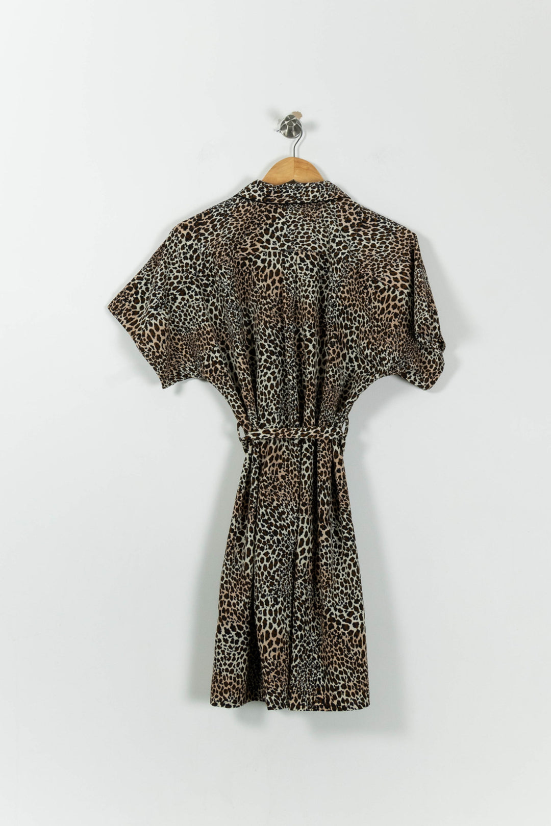 Robe Chemise Marron et Noir - Taille XS/34 de la marque IKKS | PARAD94146 - Vendu par Paradigme - Image 4