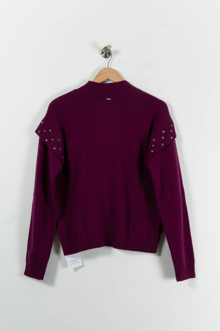 Pull Violet - Taille XS/34 de la marque IKKS | PARAD94152 - Vendu par Paradigme - Image 4