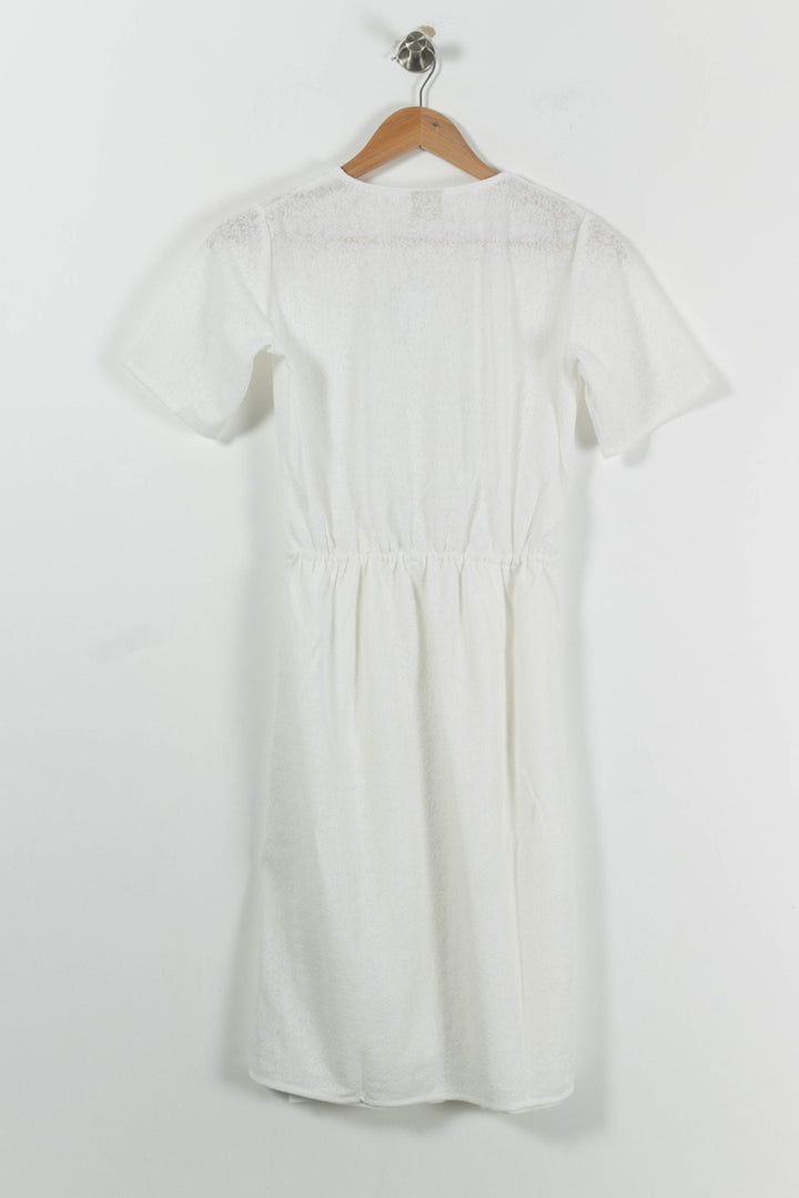 Robe Boutonnée Blanche - Taille XS/34 de la marque Karl Marc John | PARAD94153 - Vendu par Paradigme - Image 4