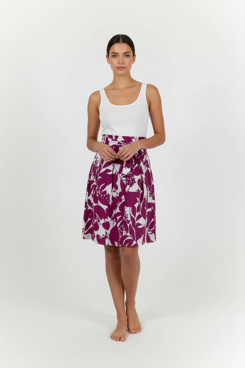 Jupe Longue Rose et Blanche - Taille XL/42