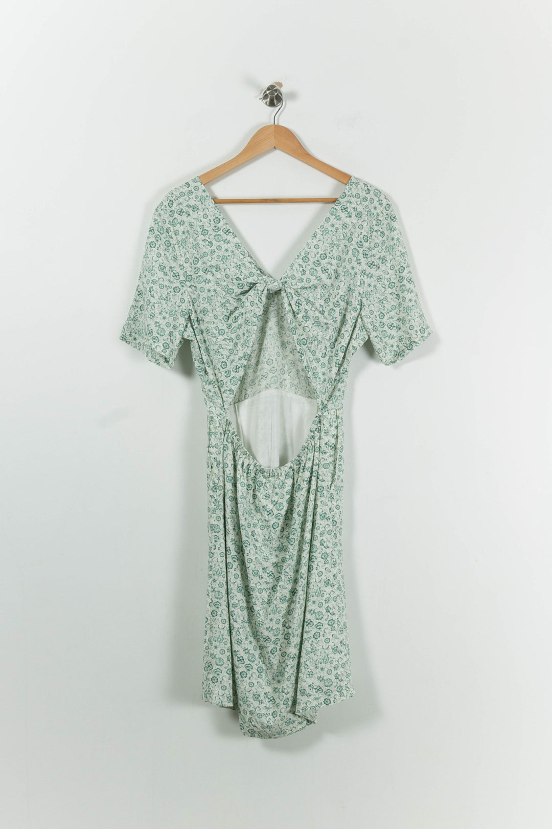 Robe Courte Verte et Blanche - Taille M/38 de la marque Karl Marc John | PARAD94157 - Vendu par Paradigme - Image 4